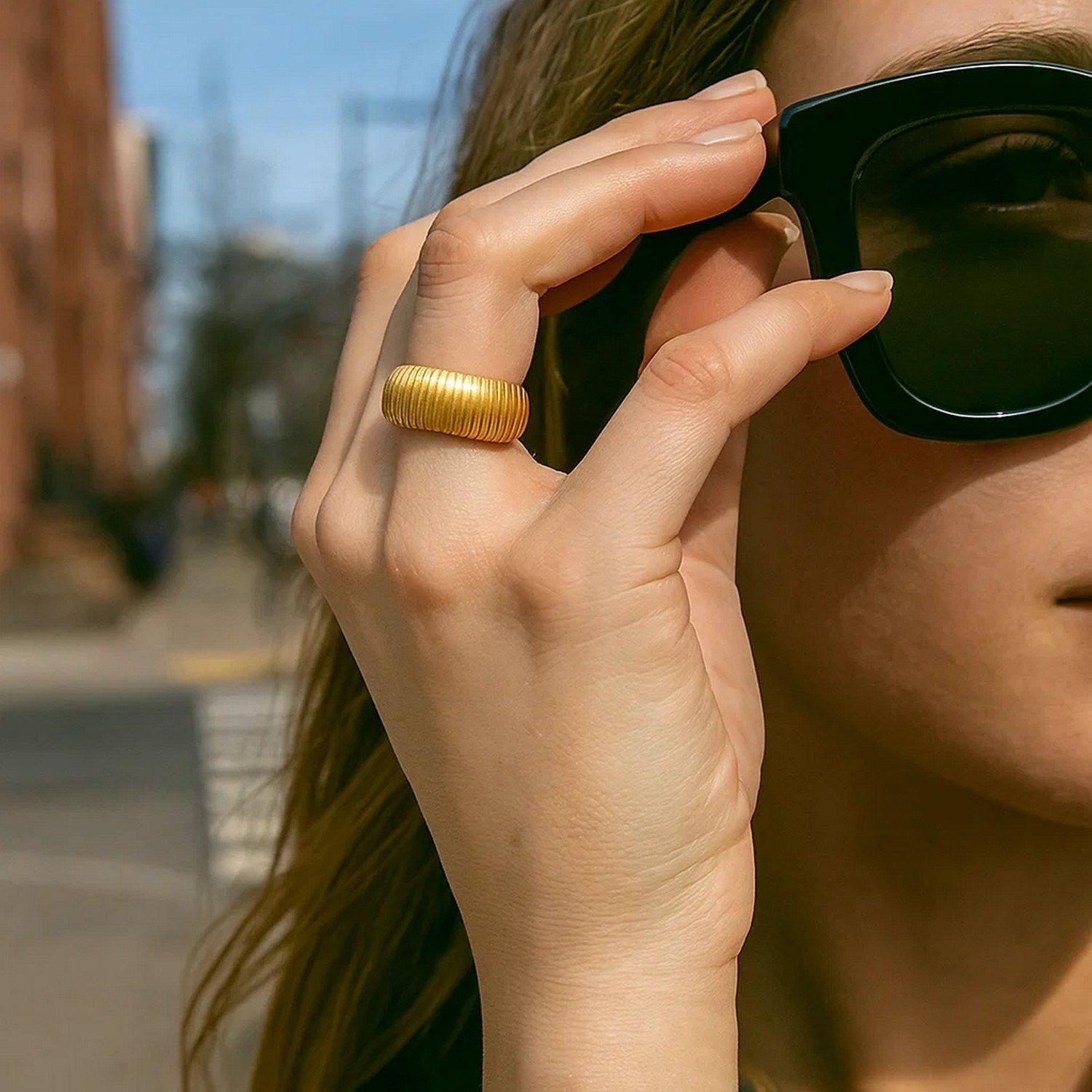 Thick Tubogas Coiled Ring