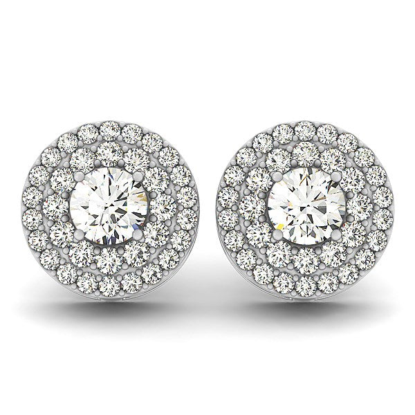 Round Diamond Earrings (1 1/4 cttw)