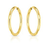 Endless Round Hoop Earrings | 14K Gold  Hoop Earrings DEEVE