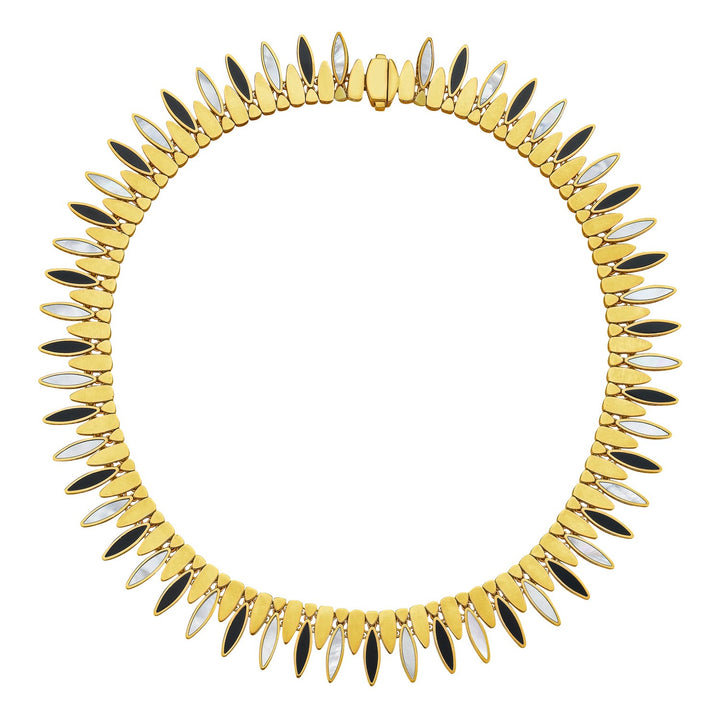 14K Yellow Gold La Grand Dame Collar Necklace
