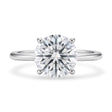 3ct Round Lab Grown Diamond Ring | 14K Gold