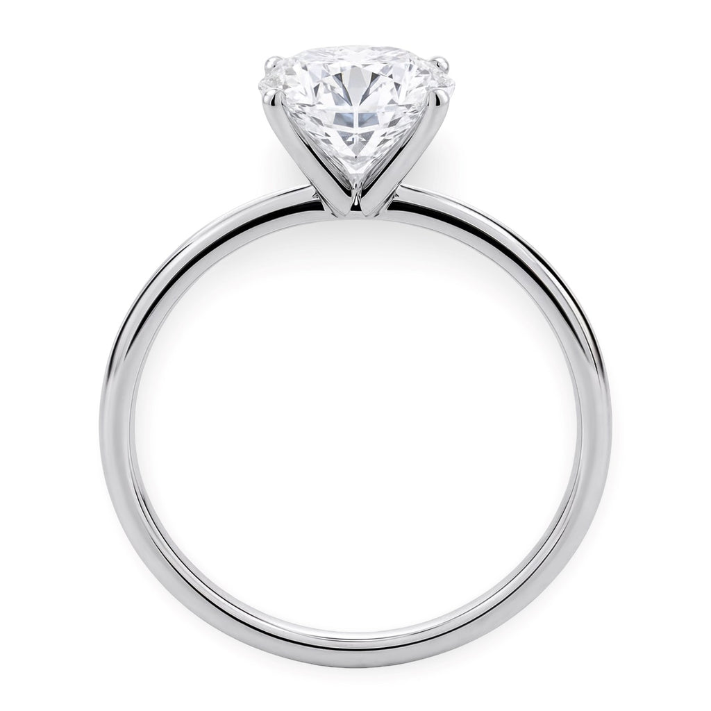 3ct Round Lab Grown Diamond Ring | 14K Gold