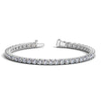 10 Carat Lab Grown Diamond Tennis Bracelet in 14K White or Yellow Gold