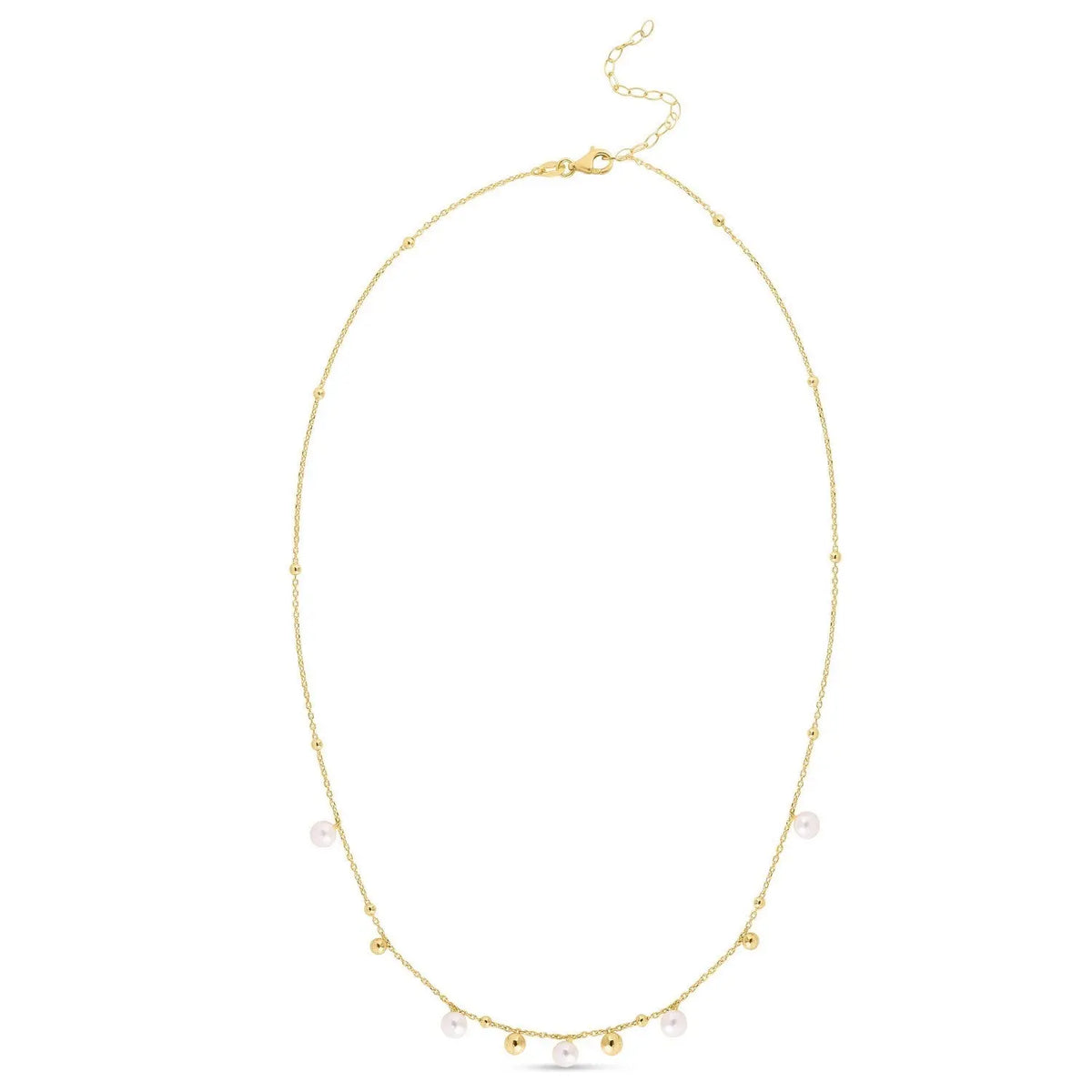 Pearl and  Bead Necklace  Choker DEEVE