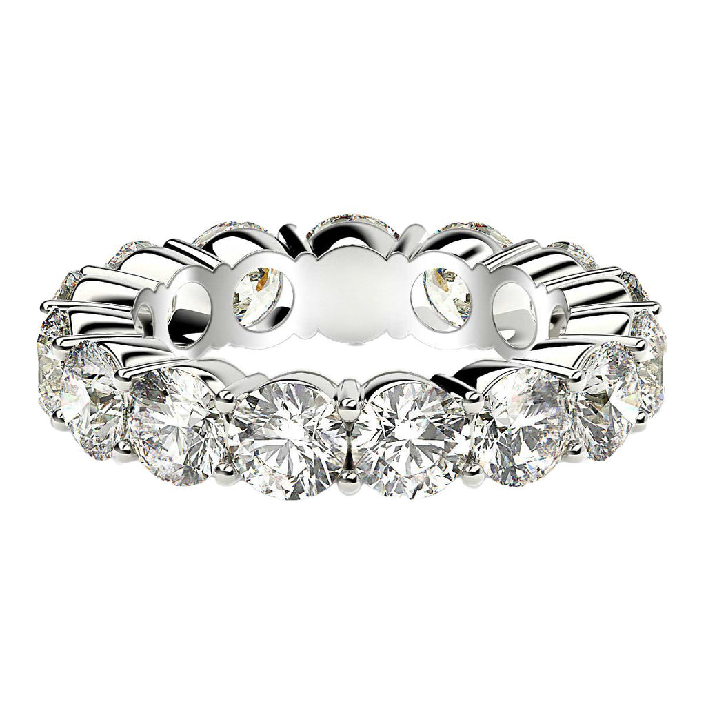 Lab Grown Diamond Eternity Ring in 14K White Gold - 5.00ct