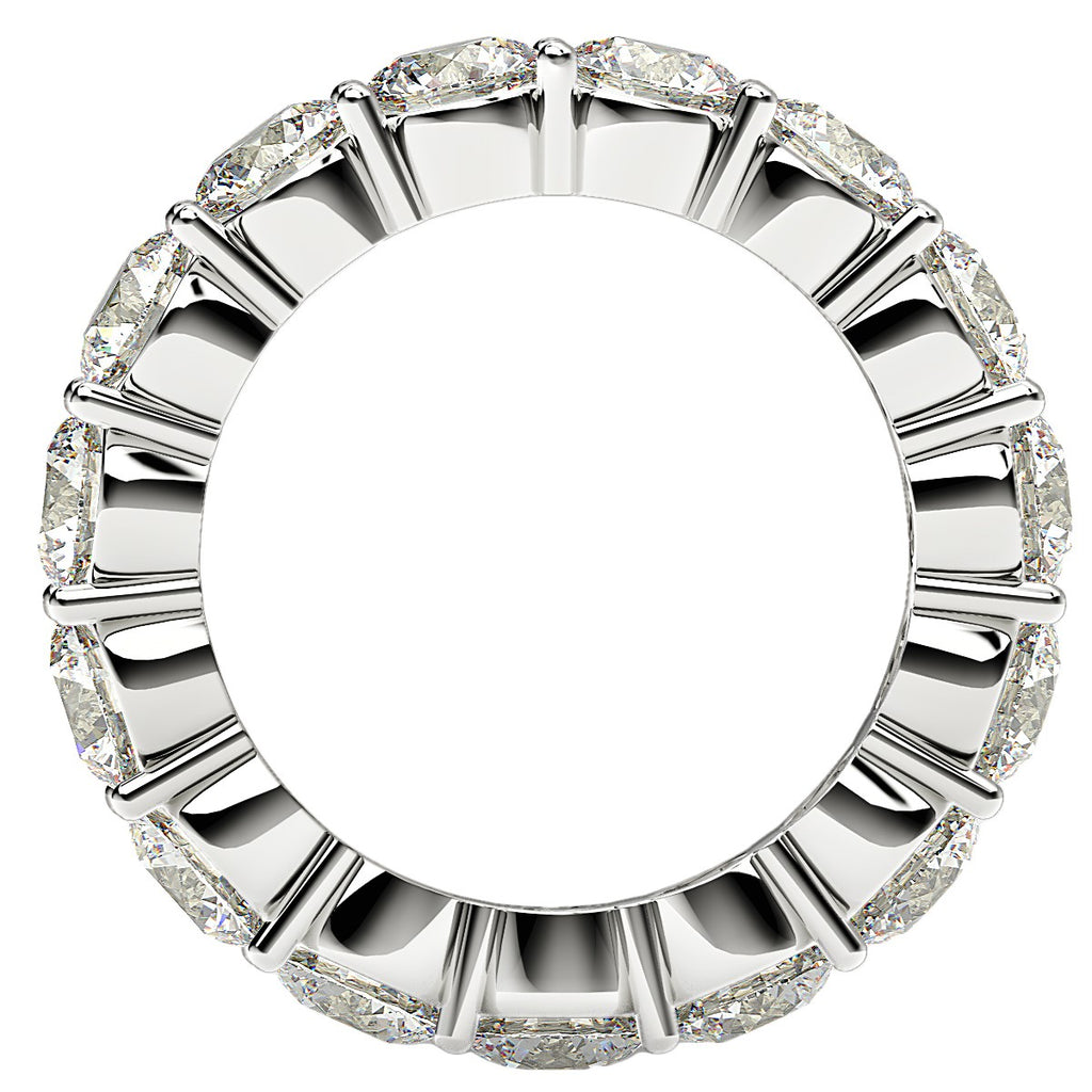 Lab Grown Diamond Eternity Ring in 14K White Gold - 5.00ct