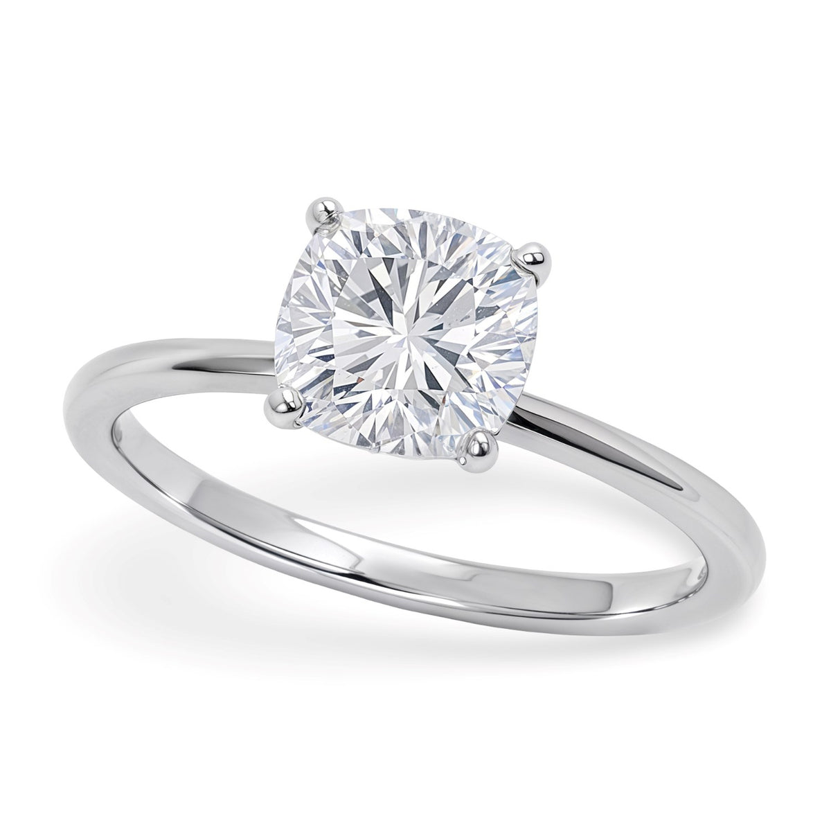 1.5ct Cushion Lab Grown Diamond Ring | 14K Gold | Canada