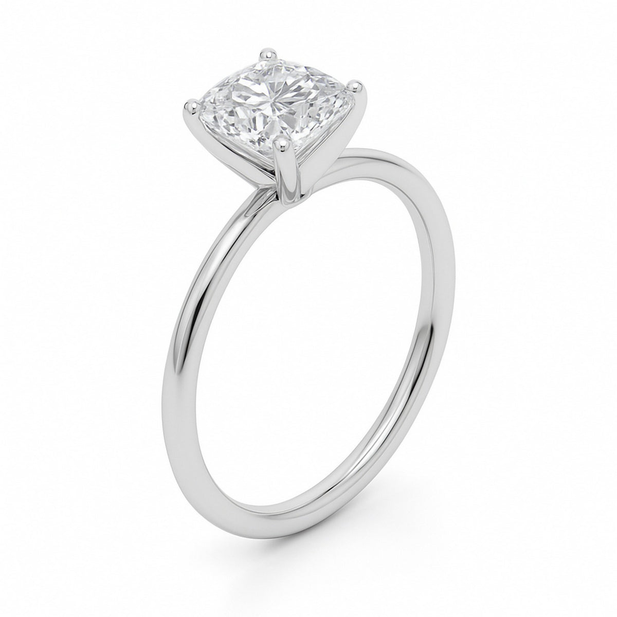 1.5ct Cushion Lab Grown Diamond Ring | 14K Gold | Canada