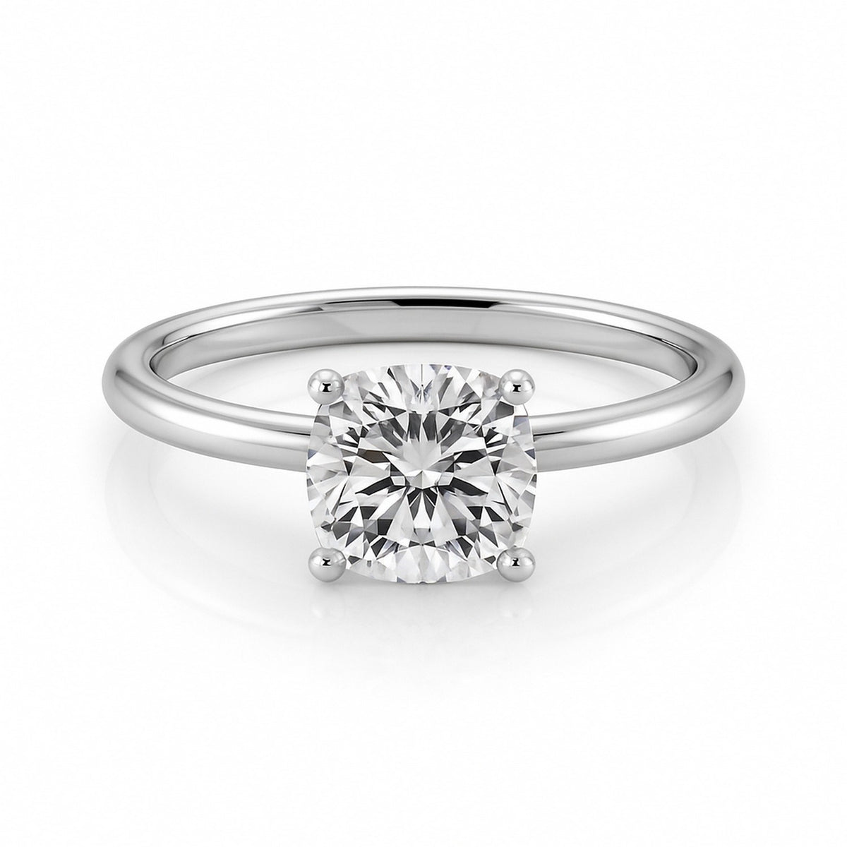 1.5ct Cushion Lab Grown Diamond Ring | 14K Gold | Canada