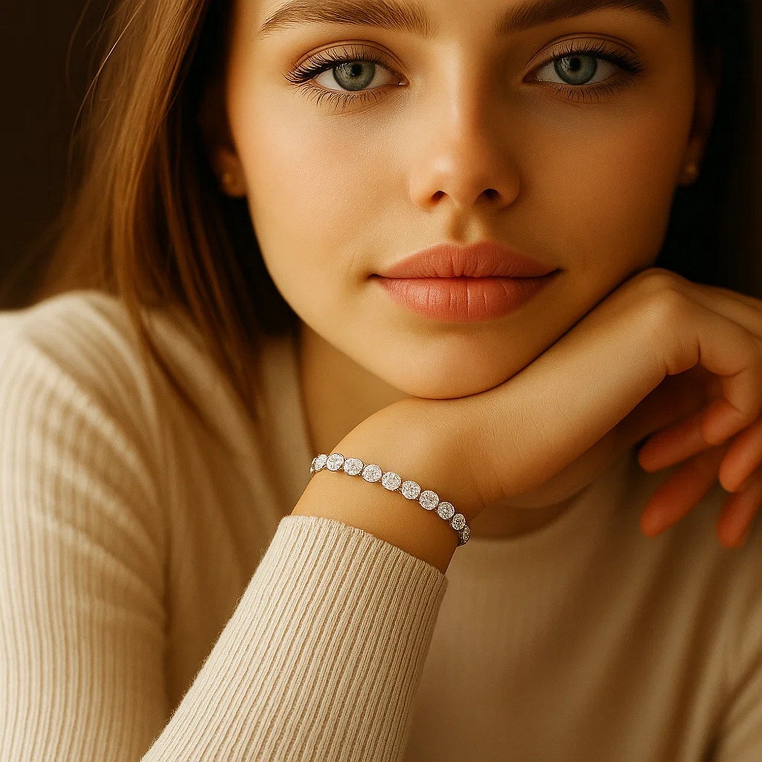 Diamond Tennis Bracelet (5 cctw  F/G  VS2/SI1)