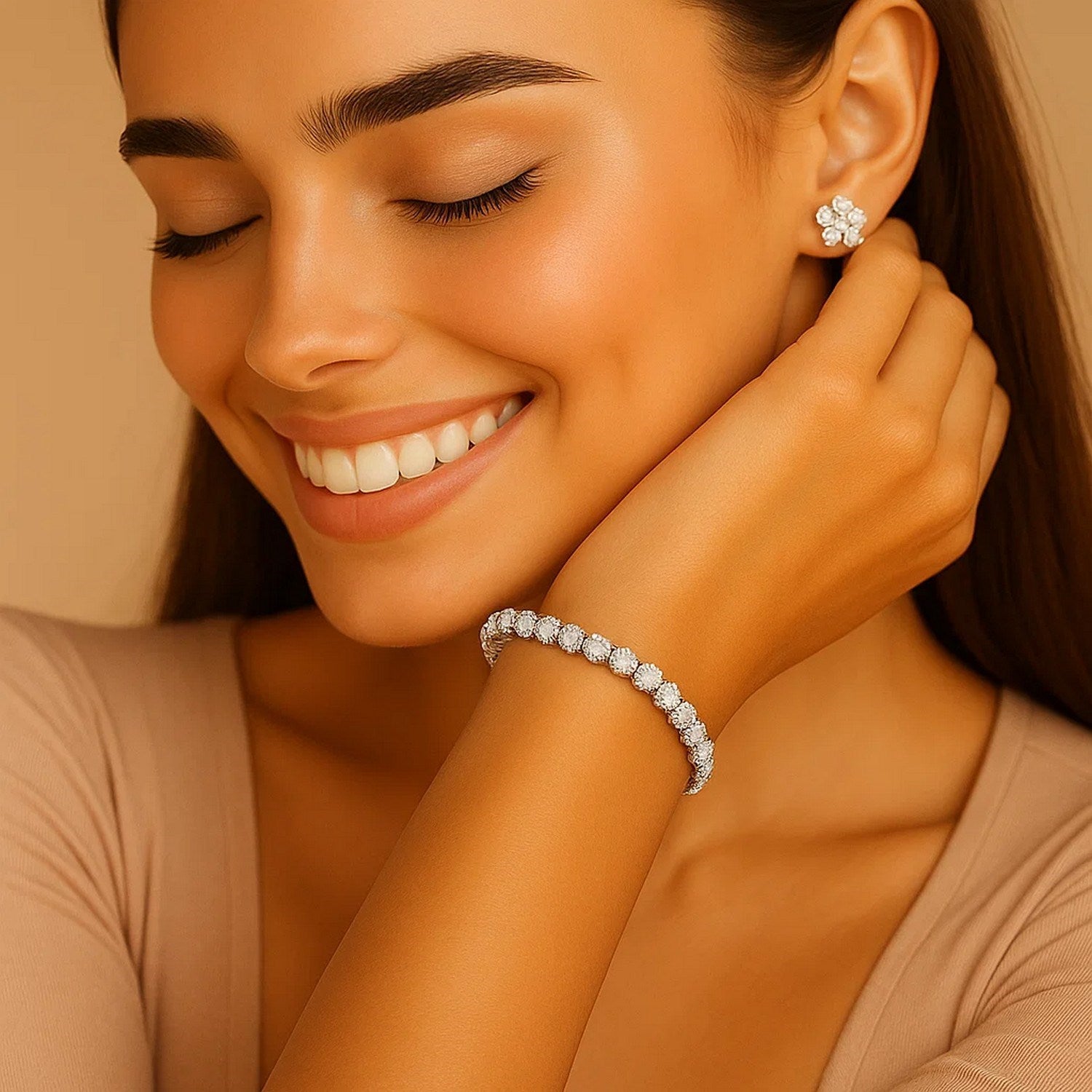 Diamond Tennis Bracelet (5 cctw  F/G  VS2/SI1)