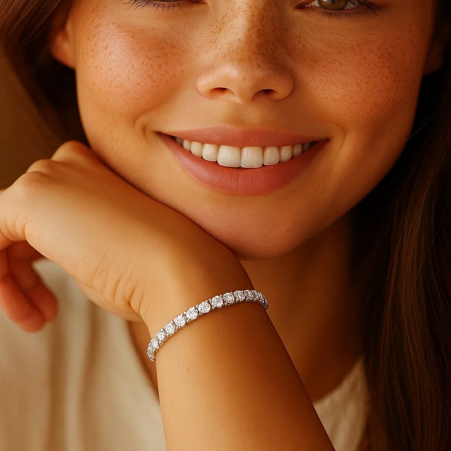 Diamond Tennis Bracelet (5 cctw  F/G  VS2/SI1)