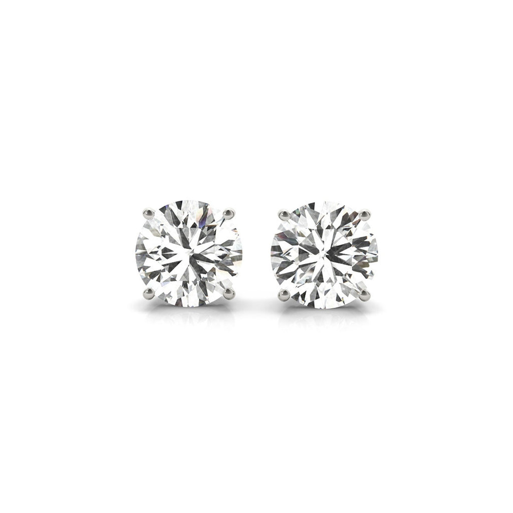 Lab Grown Diamond Stud Earrings | 14K Gold