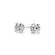4 Carat Lab Grown Diamond Stud Earrings in 14K Gold