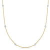 Diamonds Station Necklace | 18'  Choker DEEVE