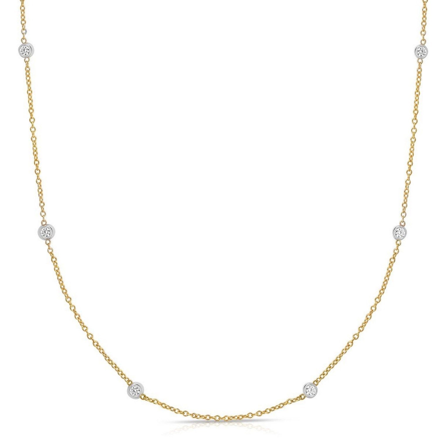 Diamonds Station Necklace | 18'
