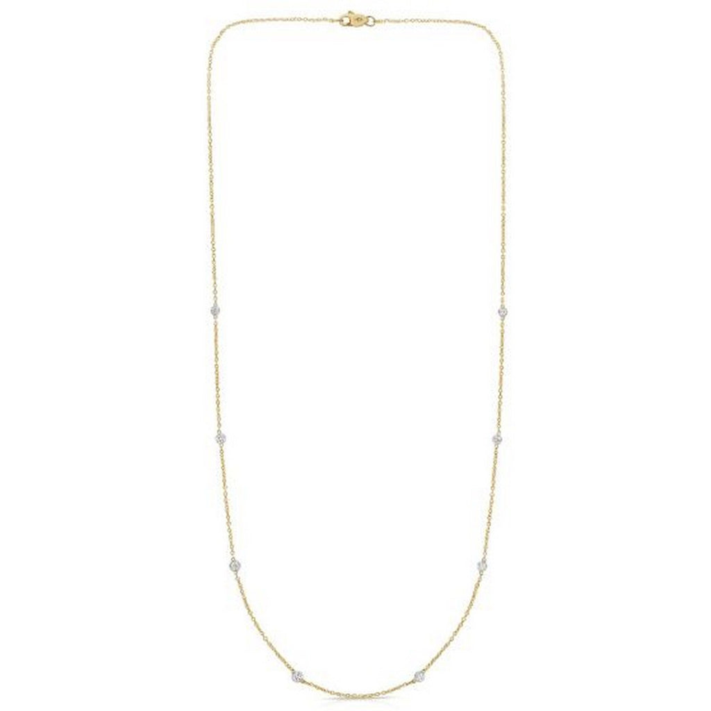 Diamonds Station Necklace | 18'