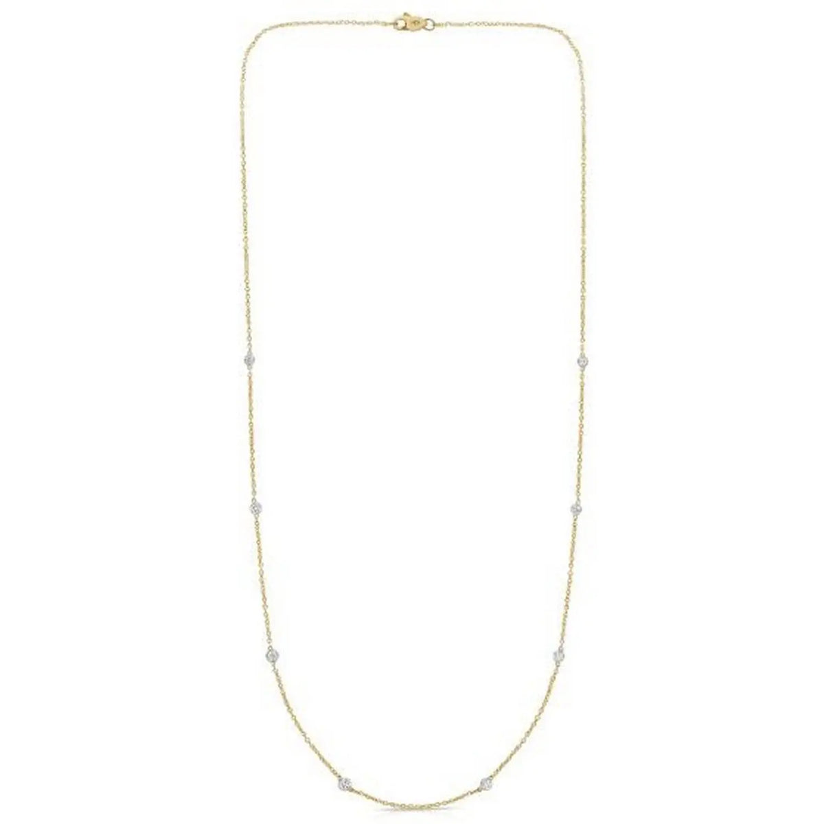 Diamonds Station Necklace | 18'  Choker DEEVE