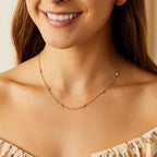 Diamonds Station Necklace | 18'