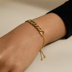 Adjustable Chain Bracelet in 14K Yellow Gold