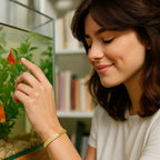 Rib Link Bracelet in 14K Yellow Gold