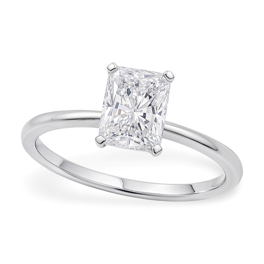 1.5ct Radiant Lab Grown Diamond Ring | 14K Gold