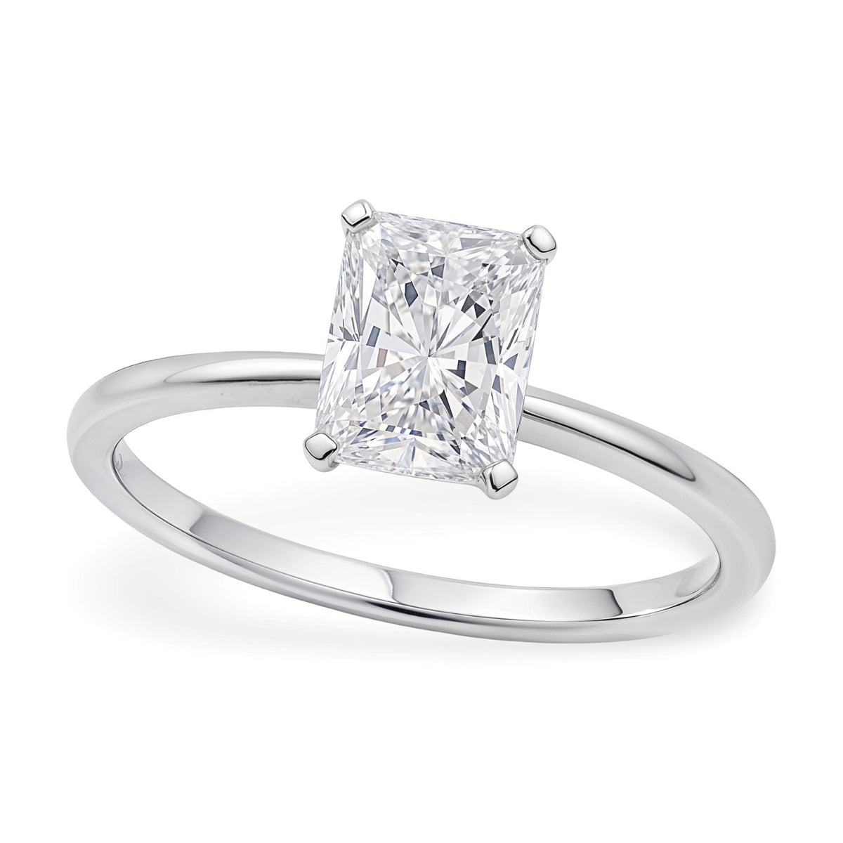 1.5ct Radiant Lab Grown Diamond Ring | 14K Gold | Canada