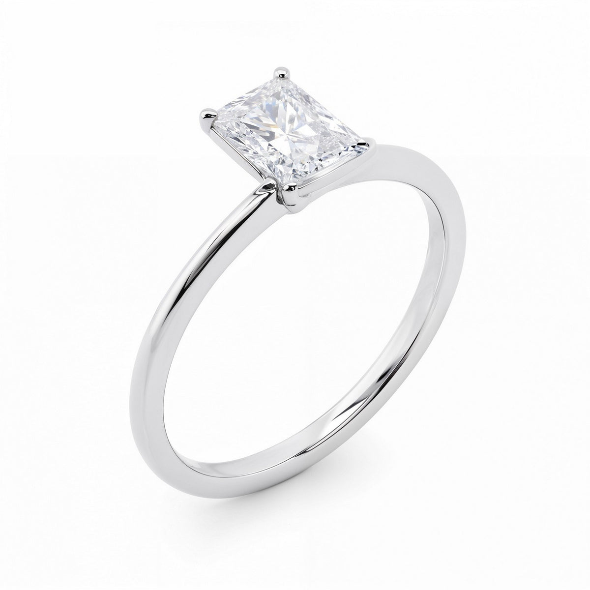 1.5ct Radiant Lab Grown Diamond Ring | 14K Gold | Canada
