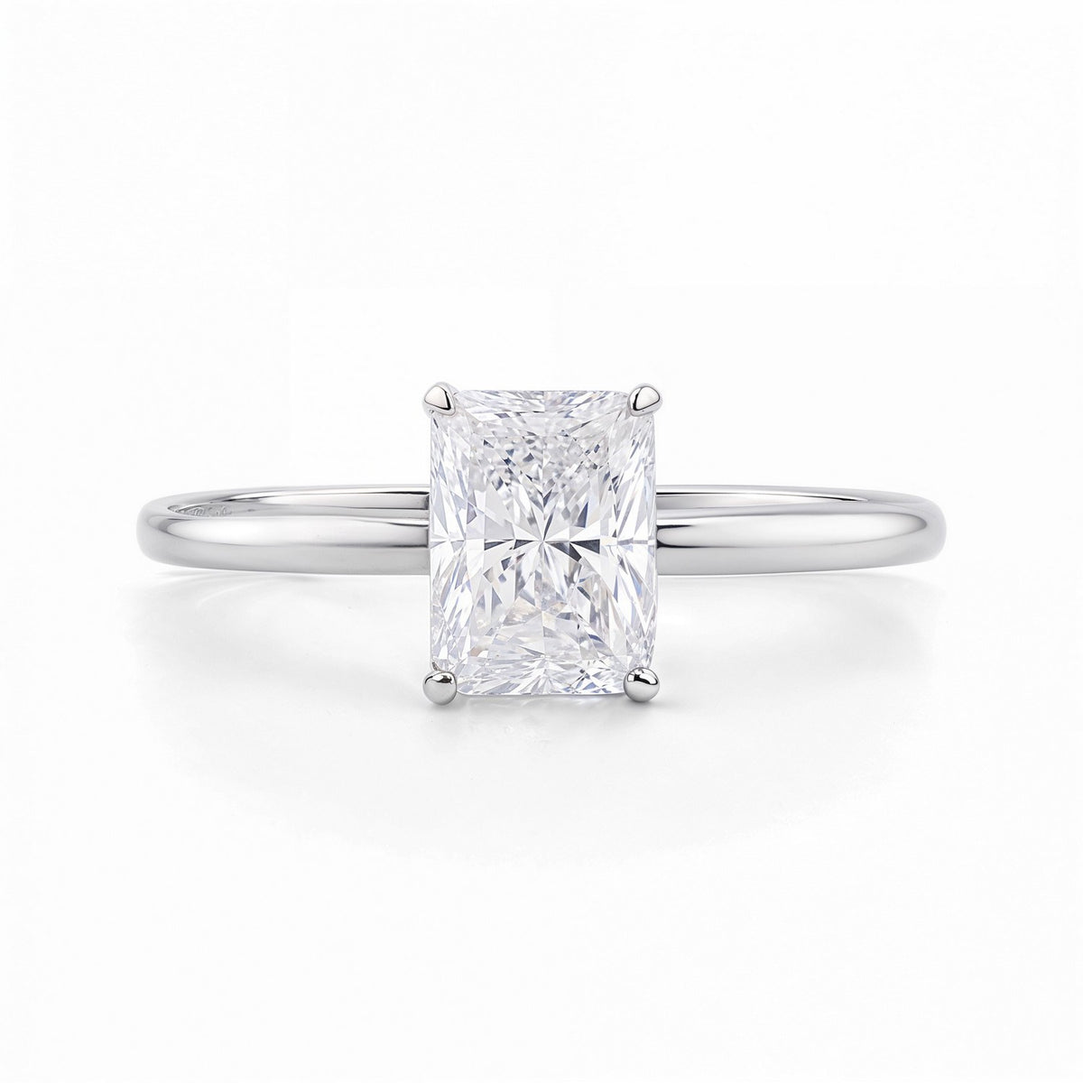 1.5ct Radiant Lab Grown Diamond Ring | 14K Gold | Canada