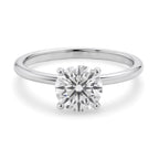 Round Cut Diamond Ring