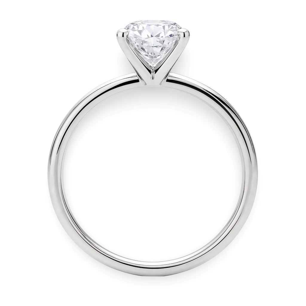 Round Cut Diamond Ring