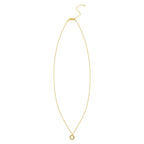Petite Diamond Circle Necklace