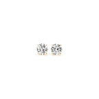 Lab Grown Diamond Stud Earrings | 14K Gold