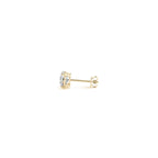 Lab Grown Diamond Stud Earrings | 14K Gold