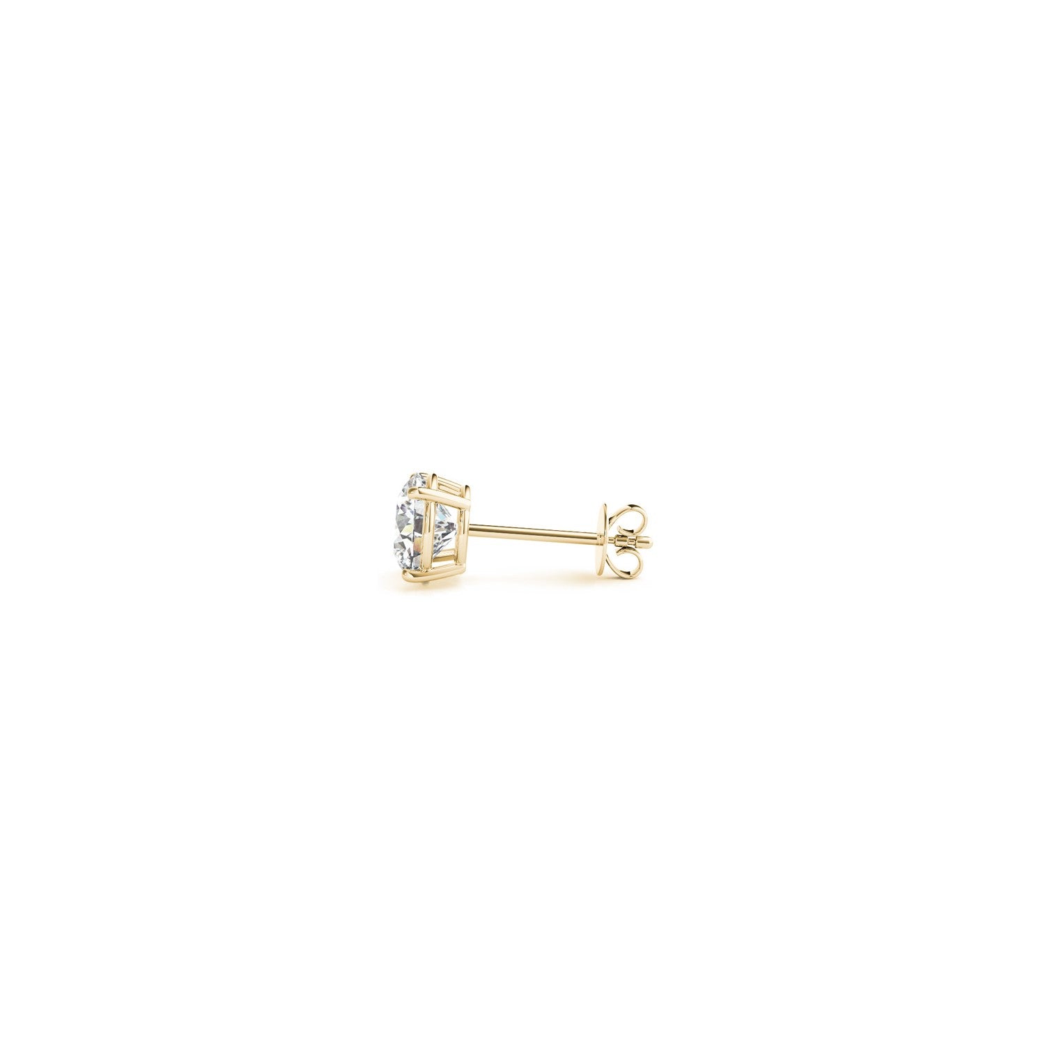 Lab Grown Diamond Stud Earrings | 14K Gold