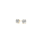 Lab Grown Diamond Stud Earrings | 14K Gold