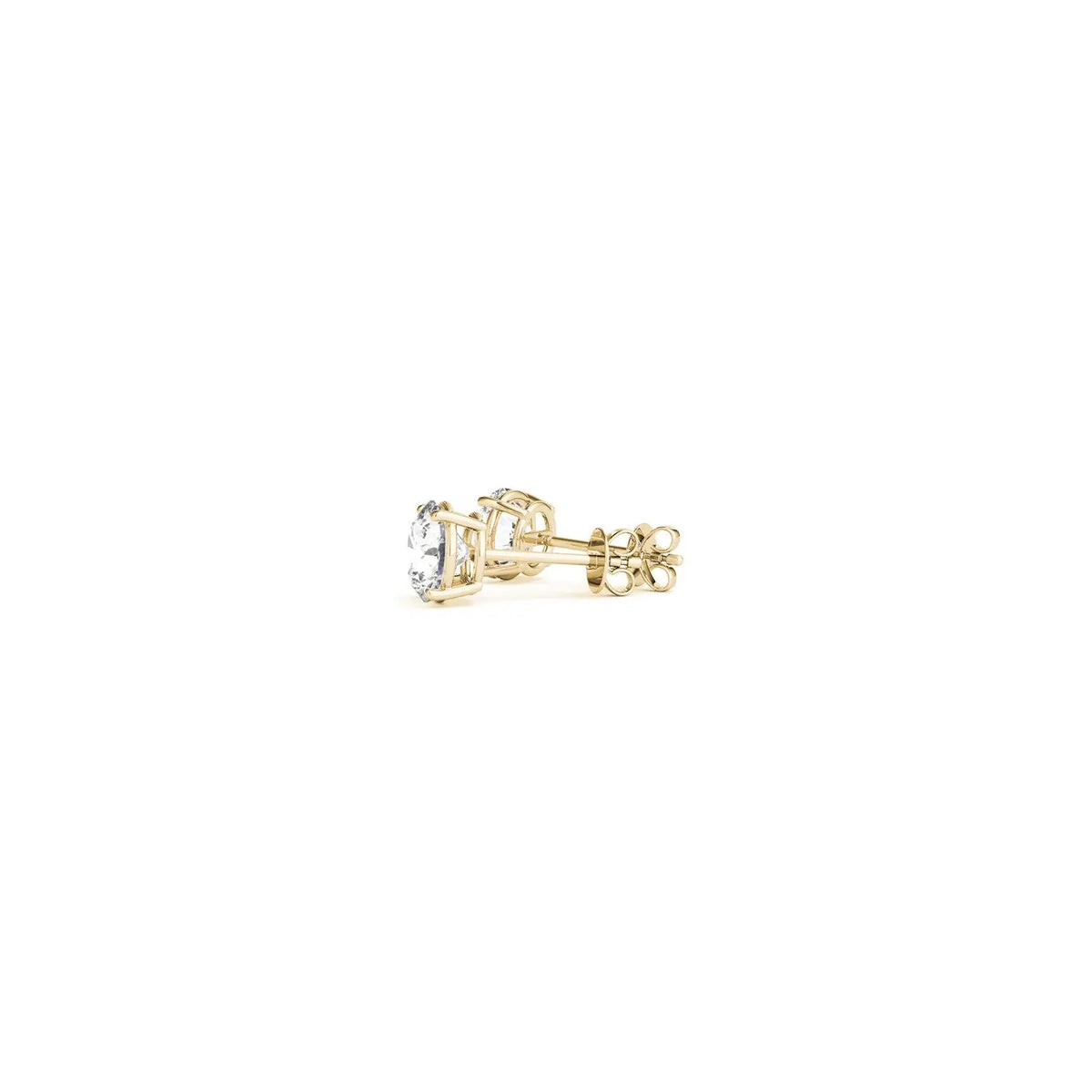 Lab Grown Diamond Stud Earrings | 14K Gold  Stud Earrings DEEVE