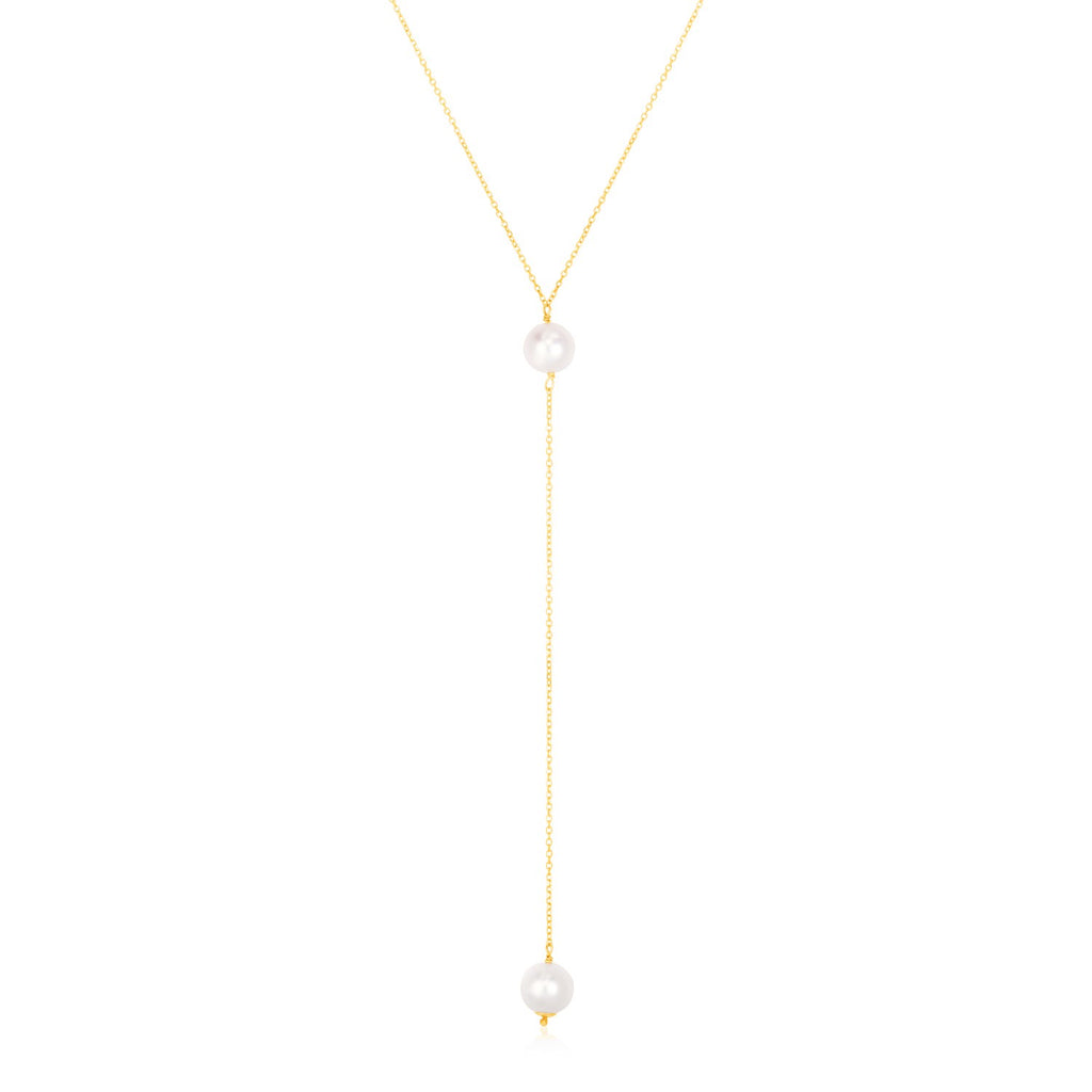 Pearl Lariat Necklace