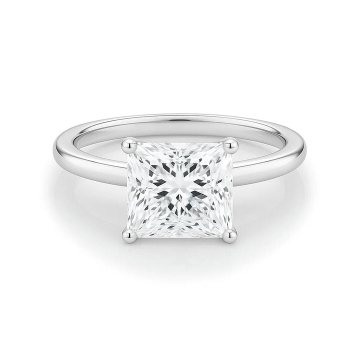 2ct Princess Lab Grown Diamond Ring | 14K Gold