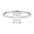 1ct Emerald Lab Grown Diamond Ring | 14K Gold