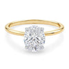 1.50ct Oval Cut Lab Grown Diamond Ring in 14K Yellow Gold | G-VS1  Rings DEEVE