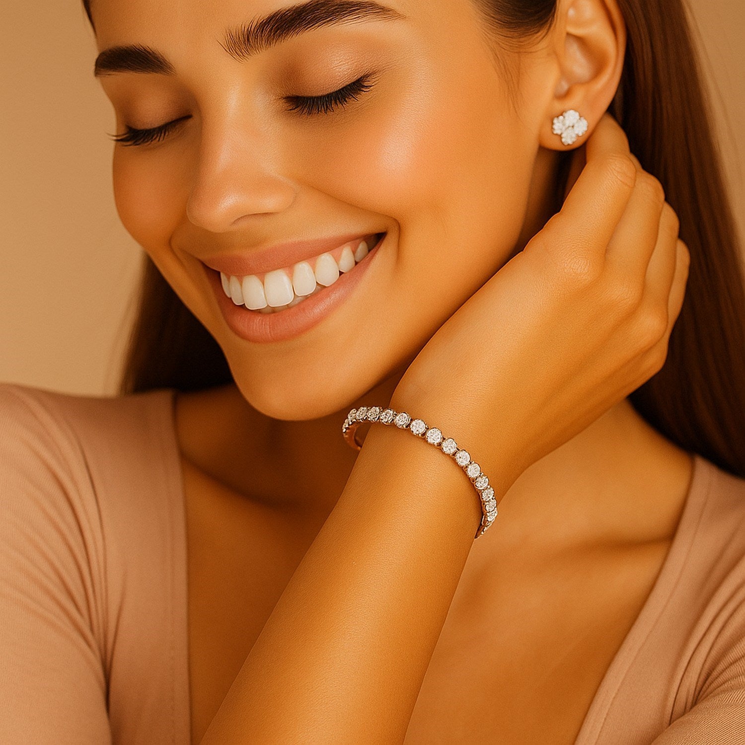 Diamond Tennis Bracelet (5 cctw  F/G  VS2/SI1)