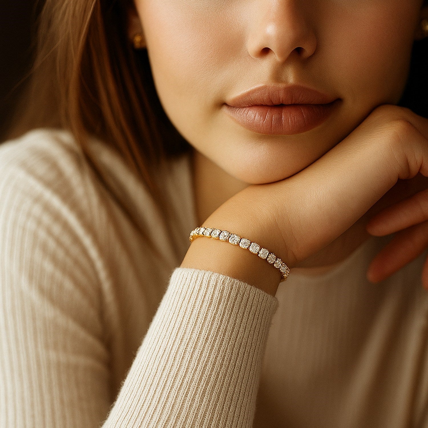 Diamond Tennis Bracelet (5 cctw  F/G  VS2/SI1)