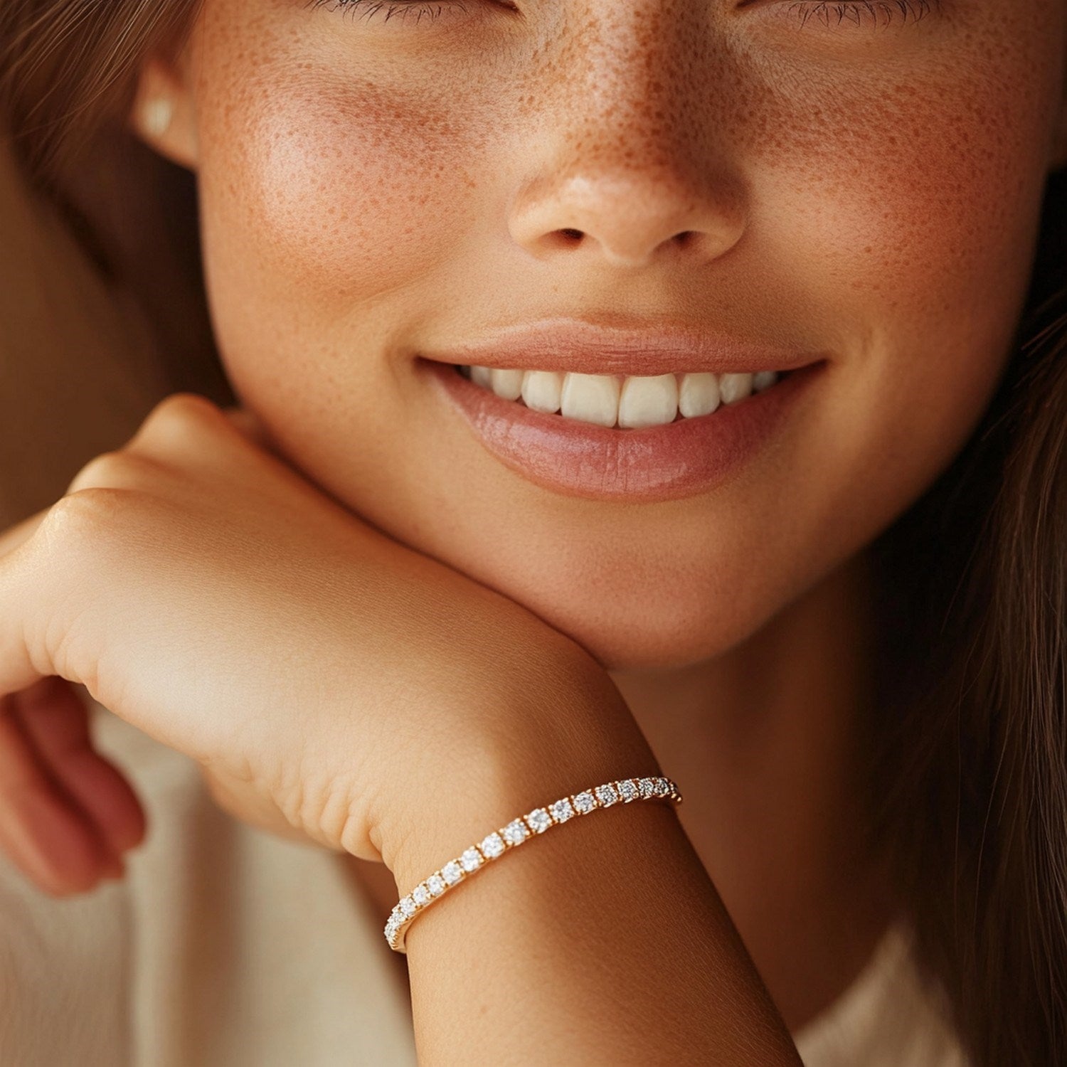 Diamond Tennis Bracelet (5 cctw  F/G  VS2/SI1)