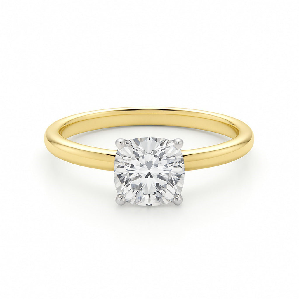 Cushion Cut Diamond Ring