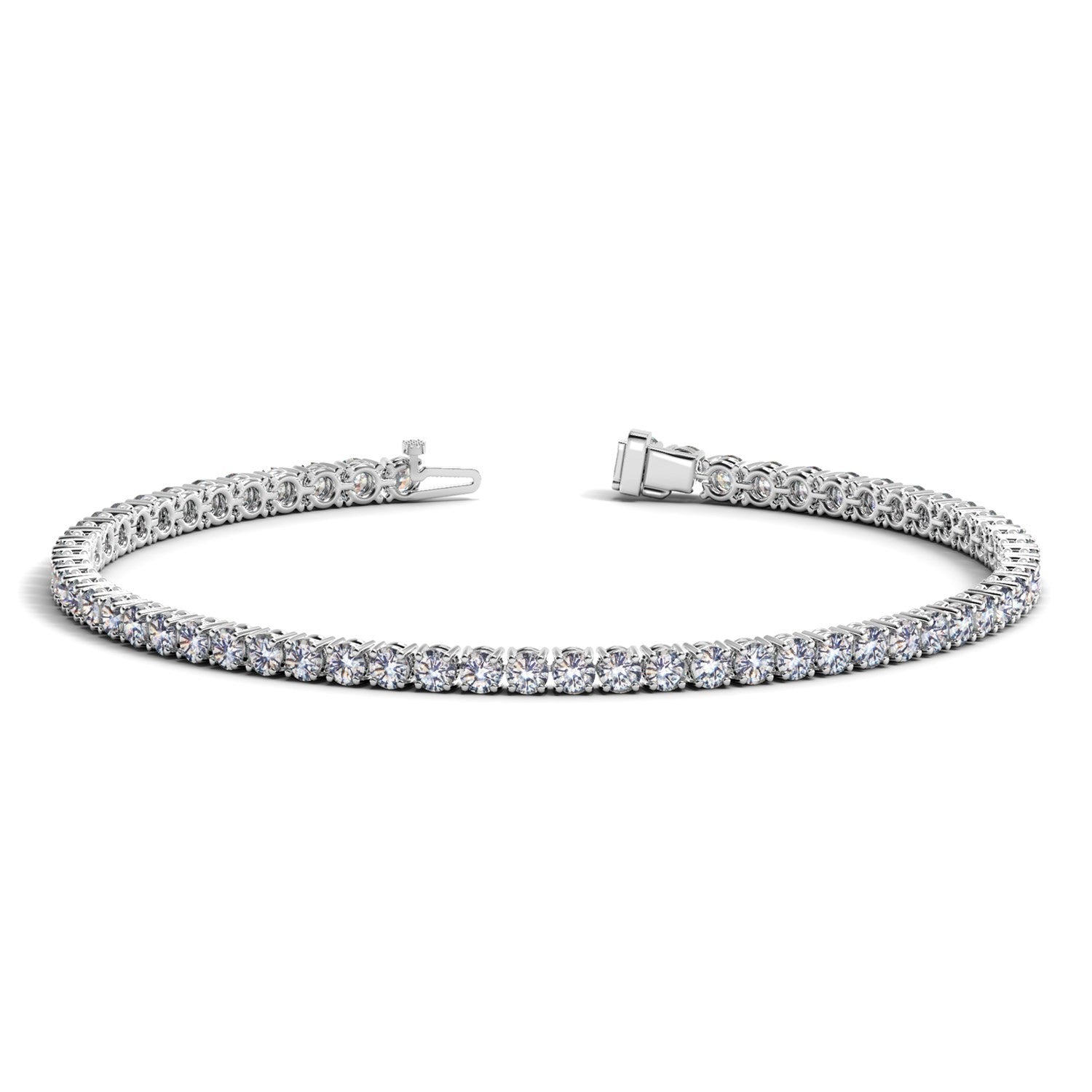 Diamond Tennis Bracelet (4 cctw F/G  VS2/SI1)