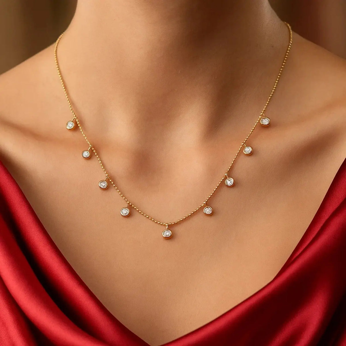 Diamond Charms Necklace  Choker DEEVE
