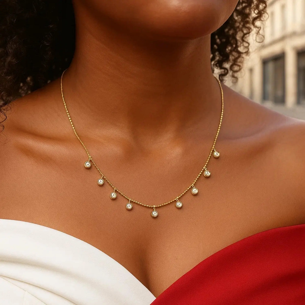 Diamond Charms Necklace  Choker DEEVE