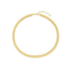 Rib Link Necklace in 14K Yellow Gold  Choker DEEVE