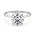 2ct Round Lab Grown Diamond Ring | 14K Gold